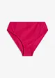 Bikinové kalhotky s vysokým pasem a vysoko vykrojeným střihem, bonprix