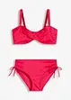 Balkonetové bikiny z lesklého materiálu (2dílná souprava), bonprix