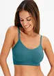 Bezešvý podprsenkový top Feel Comfort, žebrovaný, bonprix