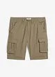 Cargo bermudy z čisté bavlny, Relaxed Fit, bonprix