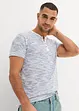 Tričko Henley, krátký rukáv, z čisté bavlny, bonprix