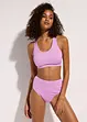 Žebrované bikiny s podprsenkovým topem (2dílná souprava), bonprix