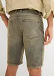 Strečové džínové bermudy Dirty Washed, Regular Fit, bonprix
