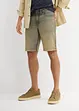 Strečové džínové bermudy Dirty Washed, Regular Fit, bonprix