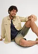 Strečové džínové bermudy Dirty Washed, Regular Fit, bonprix