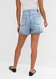 Džínové šortky High Waist, nízký podíl streče, bonprix
