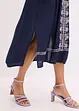 Boho midi šaty s výšivkou, bonprix