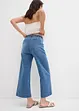 Zkrácené džíny Wide Leg, High Waist, pohodlný pas, bonprix