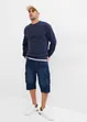Dlouhé džínové cargo bermudy, Relaxed Fit, bonprix