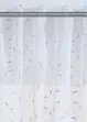Záclona s lesklým potiskem a recyklovaným polyesterem (1 ks), bonprix