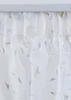 Záclona s lesklým potiskem a recyklovaným polyesterem (1 ks), bonprix