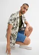 Košile s krátkým rukávem, Slim Fit, z viskózy, bonprix
