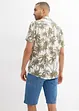 Košile s krátkým rukávem, Slim Fit, z viskózy, bonprix