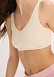 Bezešvý podprsenkový top Feel Comfort, žebrovaný, bonprix