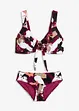Zmenšovací bikiny s kosticemi (2dílná souprava), bonprix