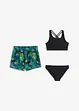 Bikiny a spodní díl (3dílná souprava), bonprix