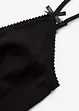 Krátké žebrové pyžamo z bavlny, bonprix