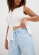 Baggy džíny Mid Waist Super Soft, zkrácené, bonprix