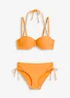Balkonetové bikiny (2dílná souprava), s dalším ramínkem za krk, bonprix