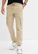 Cargo kalhoty bez zapínání Regular Fit, Straight, bonprix