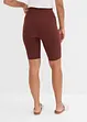 Krátké legíny z žebrovaného žerzeje, High Waist, bonprix
