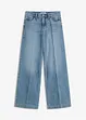 Džíny Wide Leg, Mid Waist, Low Stretch, Full Length, bonprix