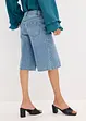 Džínové bermudy Mid Waist, Low Stretch, bonprix