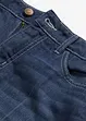 Džínové bermudy Mid Waist, Low Stretch, bonprix