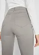 Strečové džíny s rovnými nohavicemi, Mid Waist, bonprix