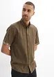 Košile s krátkým rukávem, Slim Fit, z viskózy, bonprix
