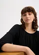 Žerzejové šaty s nařasením, bonprix