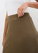 Tepláková sukně z pevného interlockového materiálu, bonprix