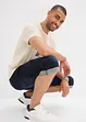 Strečové džínové cargo bermudy, Loose Fit, bonprix