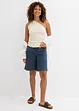 Džínové bermudy, Mid Waist, bonprix