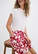 Široké viskózové šortky s pohodlným pasem, High Waist, bonprix