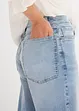 Džíny Wide Leg, High Waist, bonprix