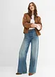 Džíny Straight Loose, High Waist, Low Stretch, bonprix