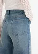 Džíny Straight Loose, High Waist, Low Stretch, bonprix