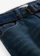 Džíny Barrel s páskem, Mid Waist, bonprix