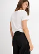 Džíny Barrel s páskem, Mid Waist, bonprix