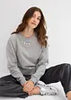 Oversize mikina se štrasem, bonprix