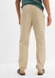 Relaxed Fit strečové chino kalhoty bez zapínání, Straight, bonprix