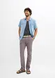 Chino kalhoty s pohodlným pasem a opaskem, Regular Fit, Straight, bonprix