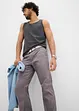 Chino kalhoty s pohodlným pasem a opaskem, Regular Fit, Straight, bonprix