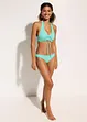 Bikiny s ramínkem kolem krku a nařasením (2dílná souprava), bonprix