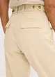 Saténové kalhoty se střihem Tapered Fit, bonprix