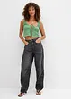 Balonové džíny, Mid Waist, Super Soft, bonprix