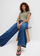 Džíny Wide Leg, Mid Waist, bonprix