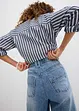 Džíny Wide Leg, High Waist, zkrácené, bonprix