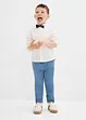 Kalhoty bez zapínání z čisté bavlny, Regular Fit, Straight, bonprix